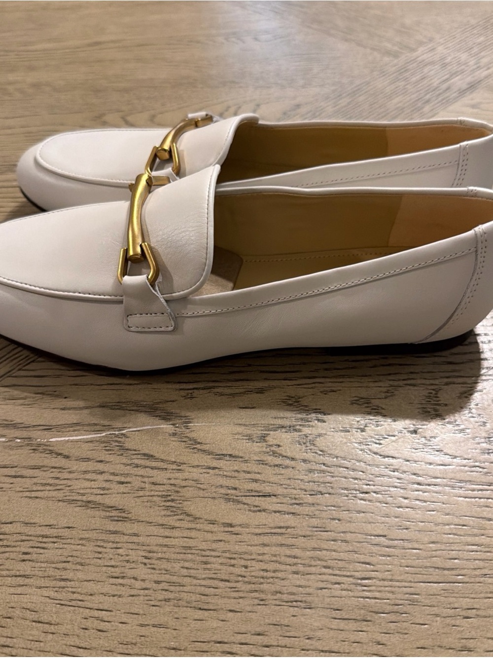 NEW WOMENS MARC FISHER BEIGE LOAFER SLIP-ON SHOE SIZE 6.5 - Picture 3 of 4